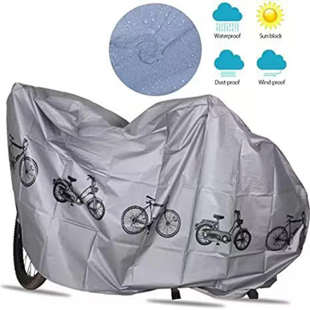 Funda impermeable PEVA 200x100 cm para bici y moto – Protección total - imagen 4