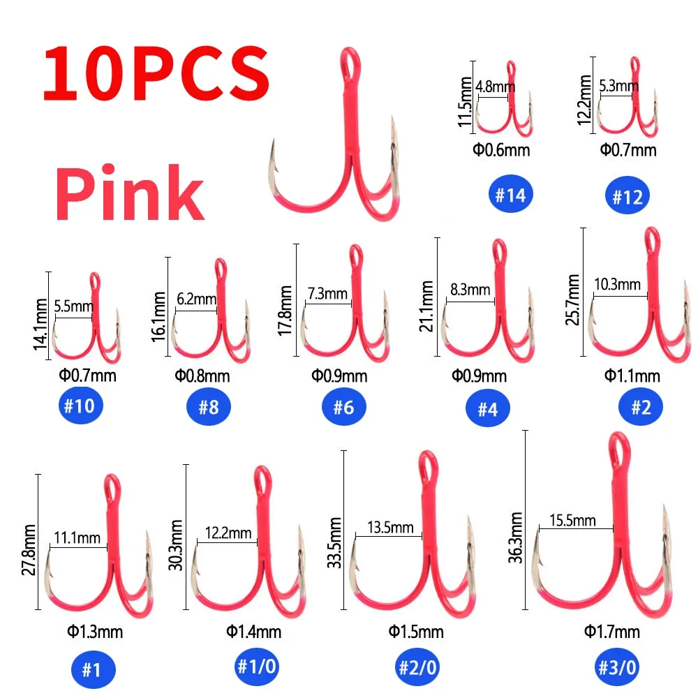 10PCS Pink