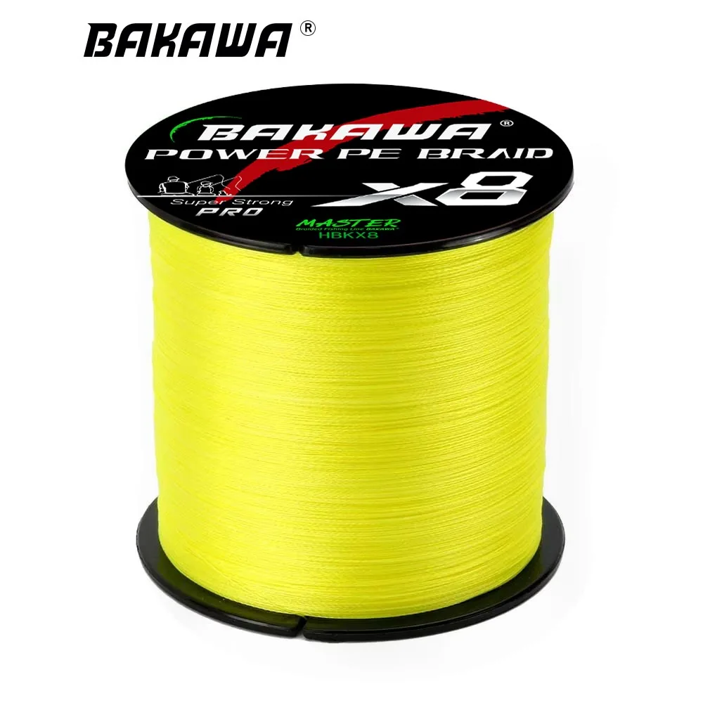 BAKAWA 8 hebras 500M hilo de pescar trenzado X8 PE hilo de pescar multifilamento alambre de pesca de carpa accesorios de pesca equipo pesca - imagen 4