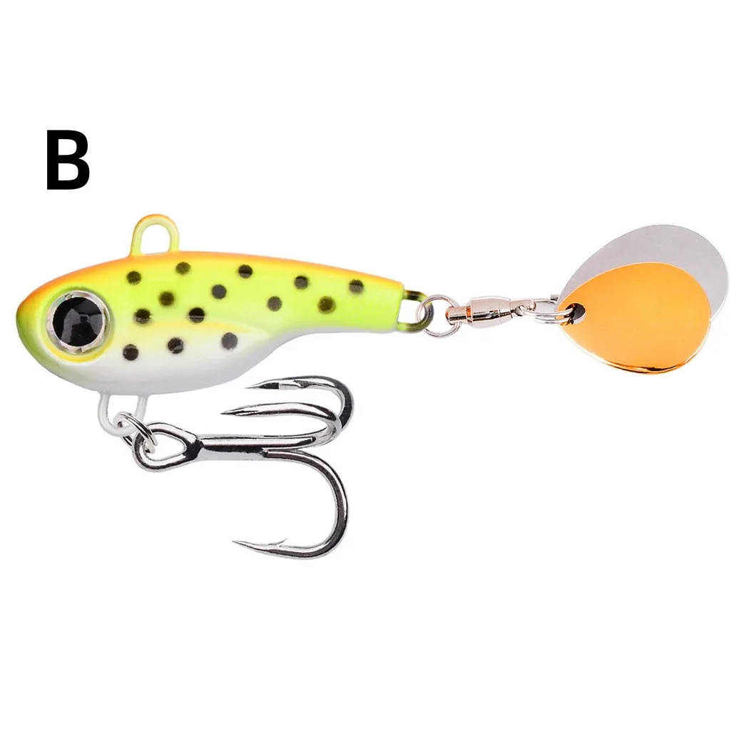 Wobbler Metal VIB con lentejuelas - Señuelo trolling 5-20g - imagen 2
