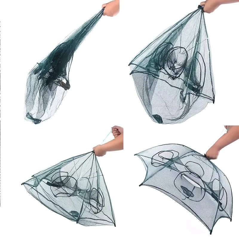 Upgrade Your Fishing Game with this Portable Foldable Hexagonal Fishing Net - Perfect for Catching Shrimp and More! - imagen 5