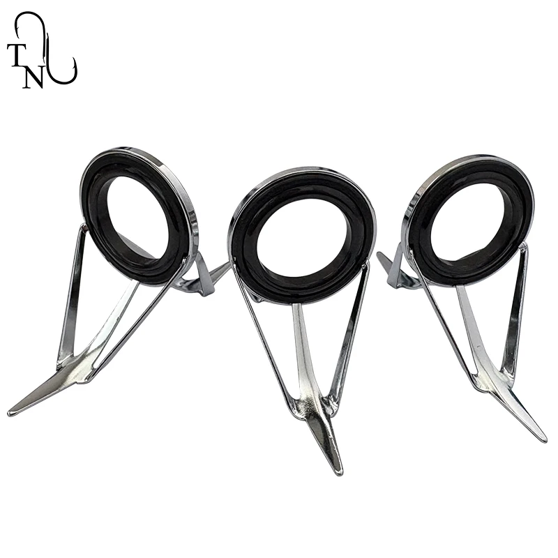 TN67 SEG 6 unids/set marco de acero inoxidable componente de construcción de caña de pescar Kit de reparación de aparejos DIY para accesorios de repuesto de pesca - imagen 2