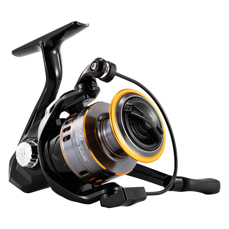 Carrete de pesca Rooblinos HE, carrete totalmente de Metal con agarre para agua salada y agua dulce, adecuado para cualquier especie de pescado, carrete giratorio - imagen 5