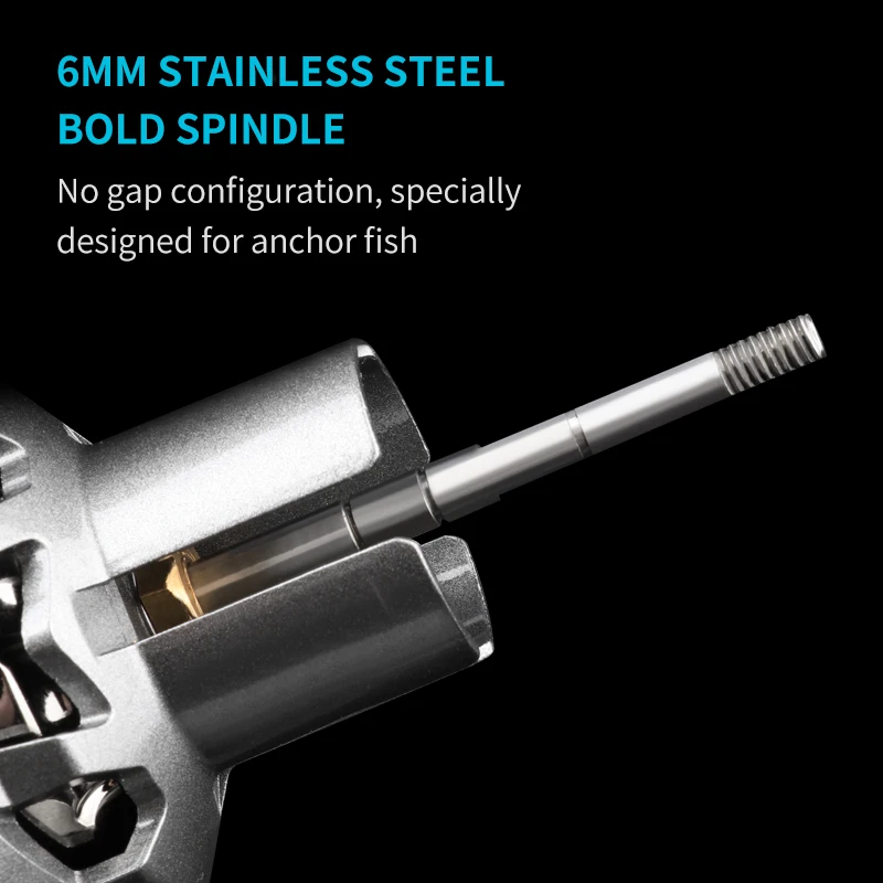 Carretes de pesca grandes DEUKIO 8000 9000 10000 12000 14000 carrete giratorio arrastre máximo 20KG potente carrete de pesca de carpa de agua dulce de agua salada - imagen 4