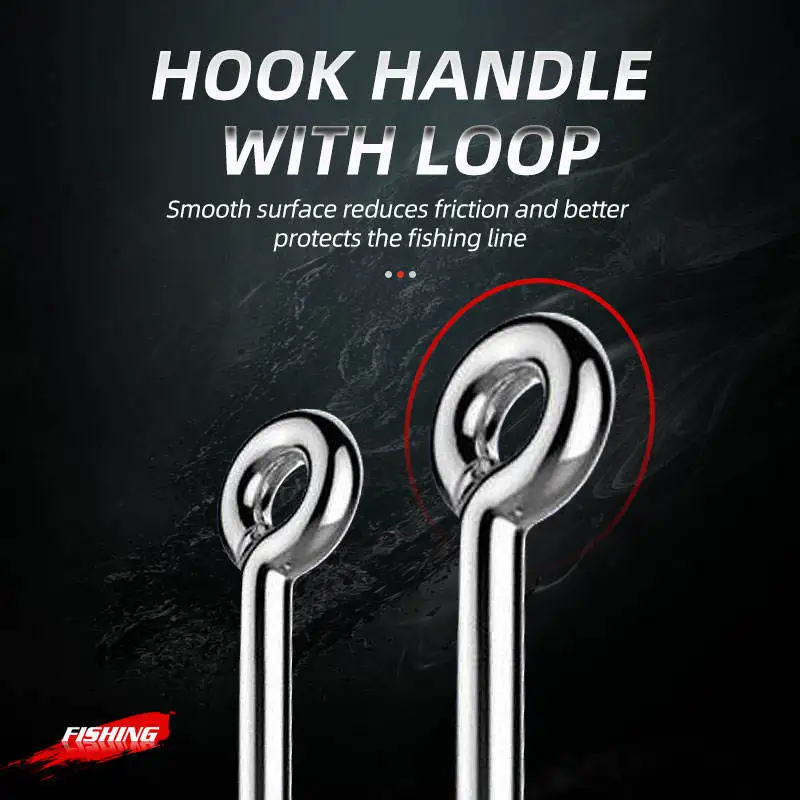 170 unids/caja juego de anzuelos de pesca 2X gancho circular fuerte Offset agua dulce agua salada pulpo bagre accesorios de pesca - imagen 3