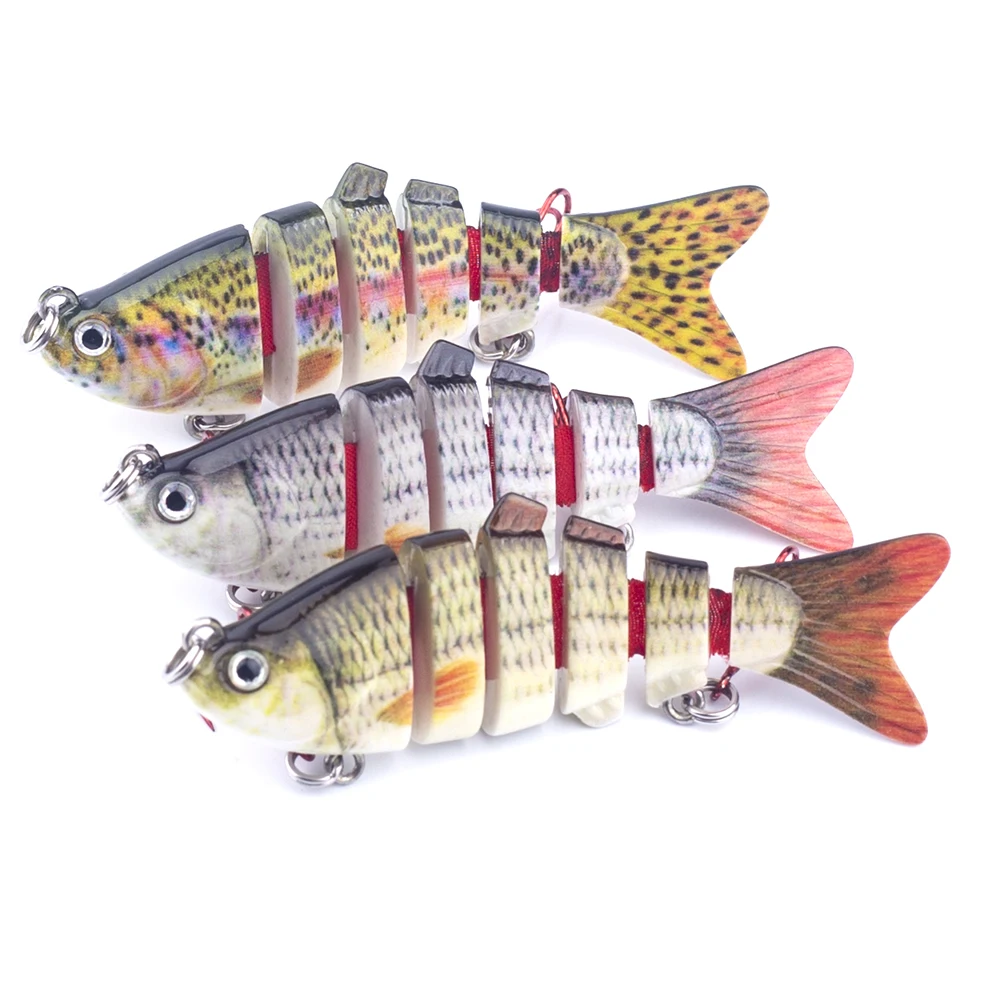CCLTBA Mini señuelo articulado – Hundimiento lento para lubina - imagen 5
