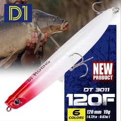 Barracuda D1 Señuelo lápiz superficie agua salada