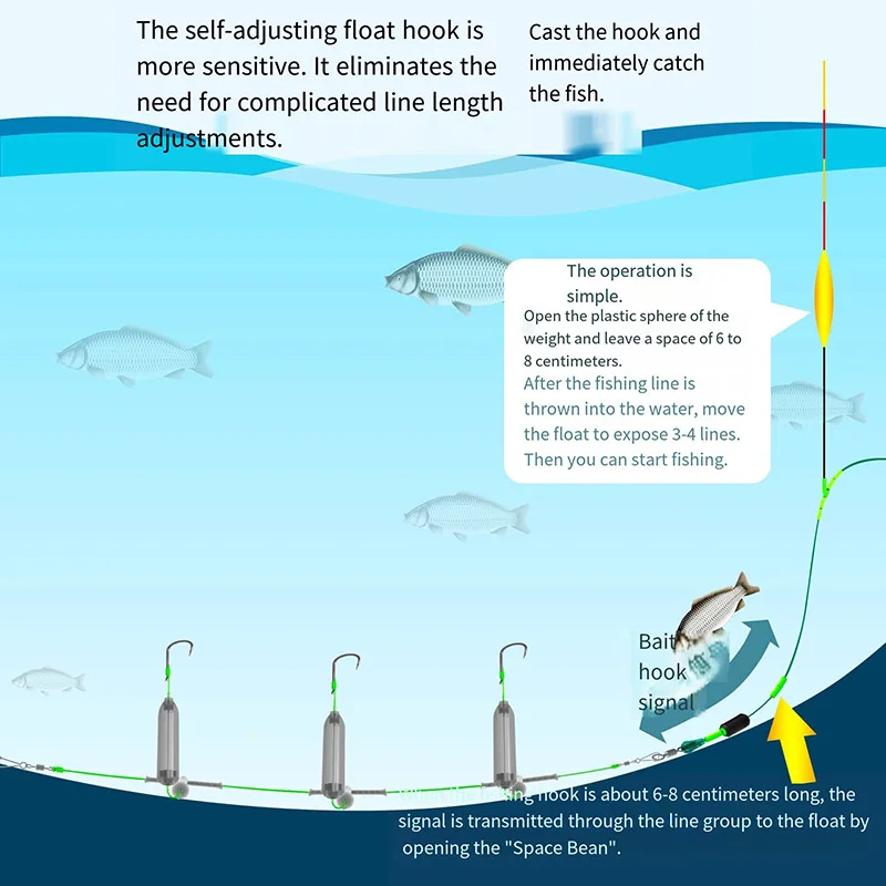 Anzuelos Iseni con Púas para Aparejo de Pelo – Pesca de Carpa - imagen 4