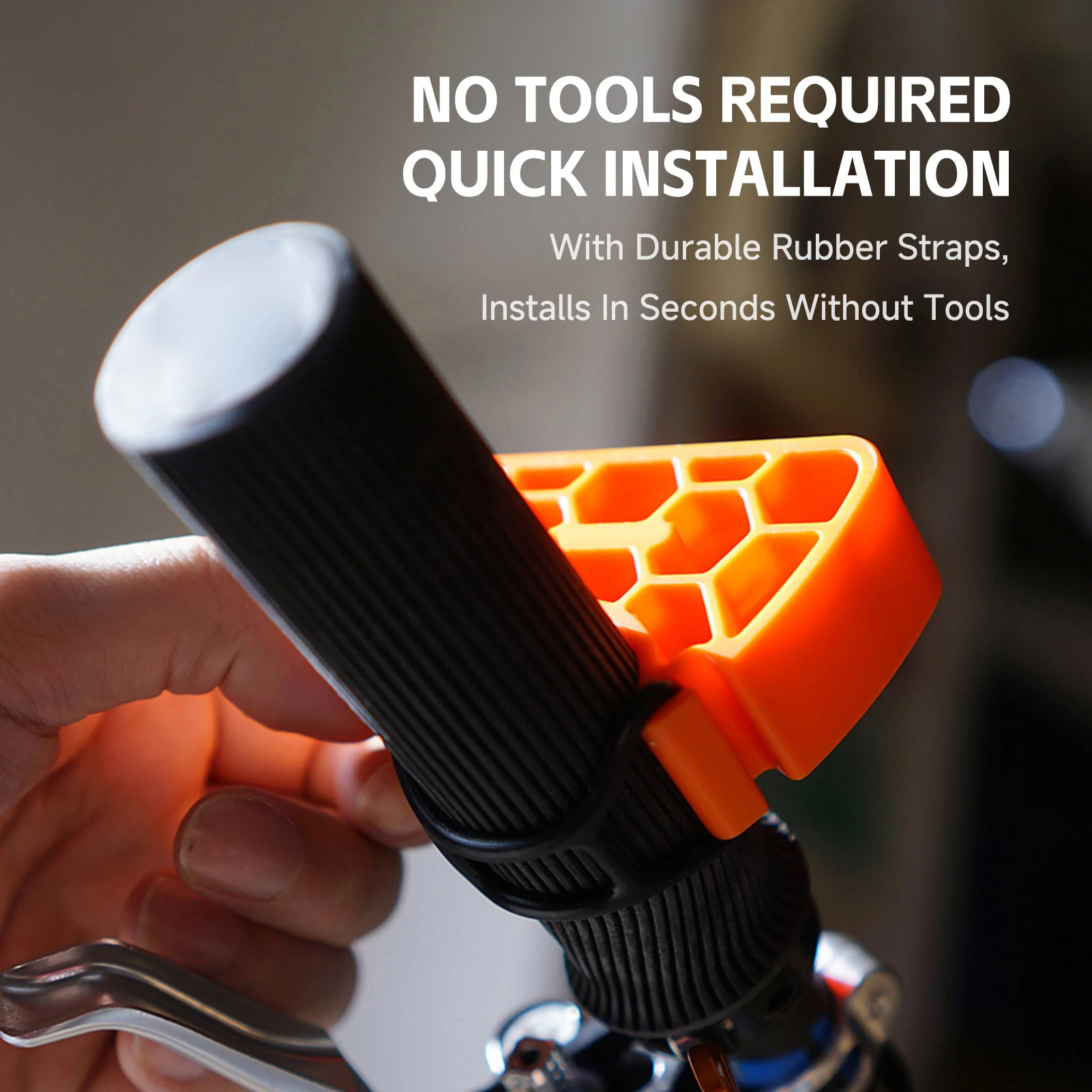 Soporte para manillar de bicicleta, ligero y duradero, para bicicleta de montaña y carretera, Compatible con manillares de 29-34mm de diámetro - imagen 3