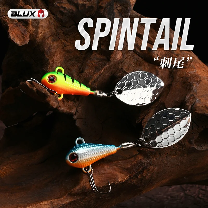 Señuelo de pesca BLUX SPINTAIL 4,5g 7g 11g Mag Tail Spinner Shad Metal Vib Casting Shore Jig cebo hoja de cobre cuchara lubina de agua dulce - imagen 5