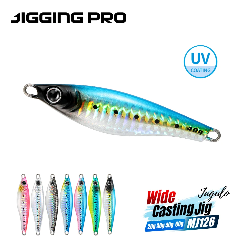 Jig Pro Jugulo Caída Lenta UV – Señuelo para pesca en orilla