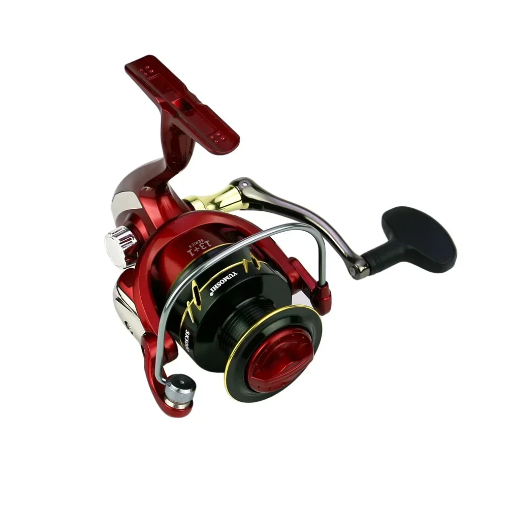 Carrete de pesca de Metal para agua dulce y salada, rueda giratoria para mano izquierda y derecha, relación de engranaje 5,5: 1/4, 1:1, serie 3000-10000 - imagen 2