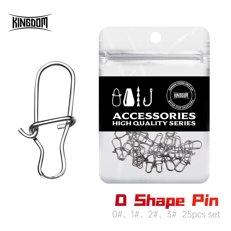 Snaps D Snap Kingdom – Acero inoxidable para aparejos de pesca