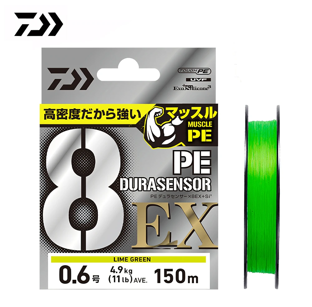 DAIWA DURASENSOR X8 EX+SI3 Sedal de pesca trenzado