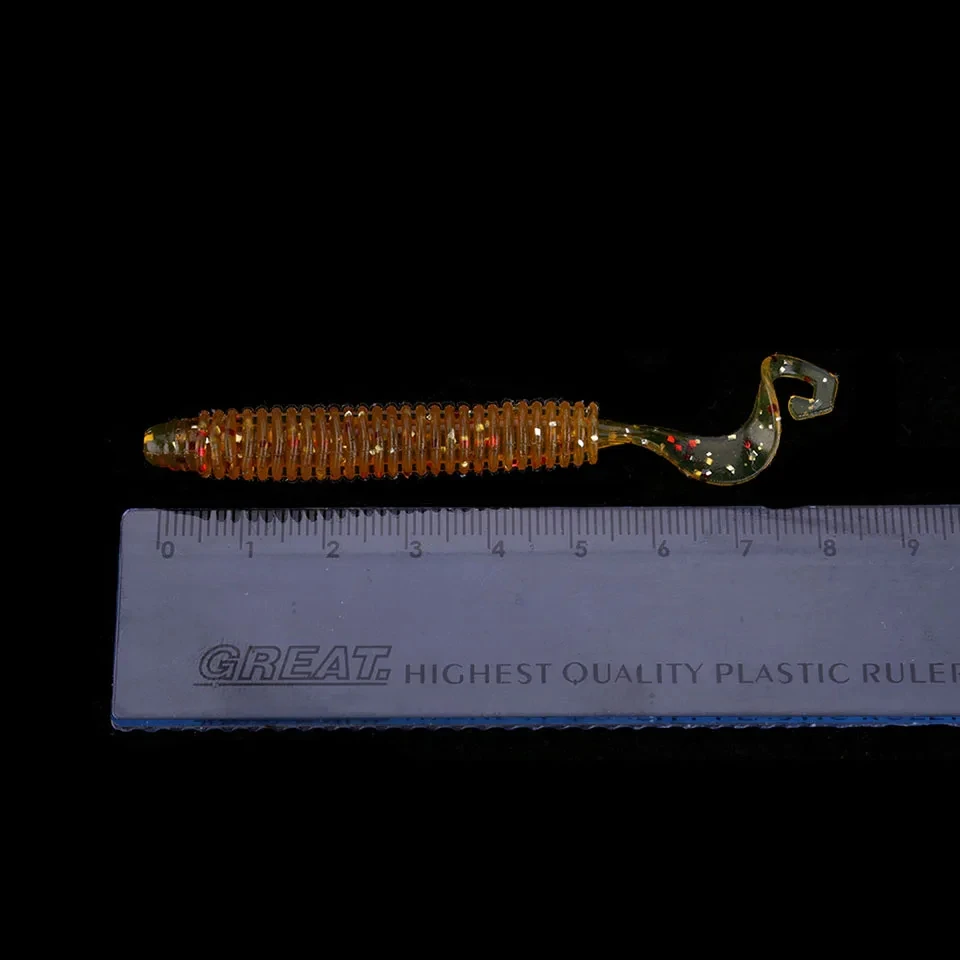 WALK FISH Wobblers de Pesca, Señuelos blandos de gusano, 6cm, 8cm, 10cm, olor con sal, cebo Artificial de silicona, Swimbaits, aparejos de lubina - imagen 4