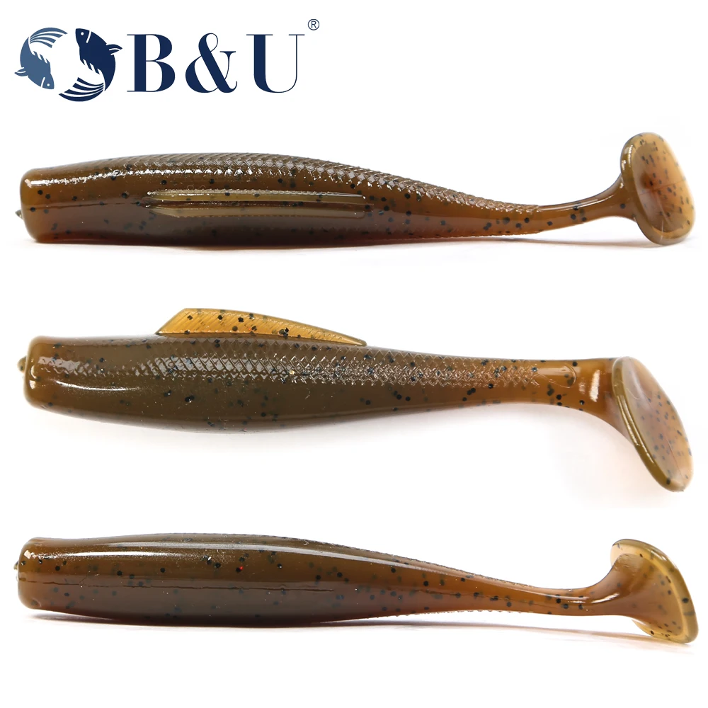 B & U-cebos blandos flotantes para pesca en agua salada marina, Wobblers de silicona Artificial, Wobblers, sábalo marino, 80mm, envío gratis - imagen 4