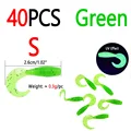 40pcs Green S