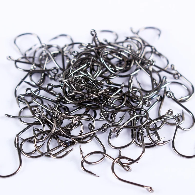 Juego de anzuelos de pesca de piezas, accesorios de aparejos de pesca de agua dulce y salada, de acero al carbono, con púas, 600 - imagen 5