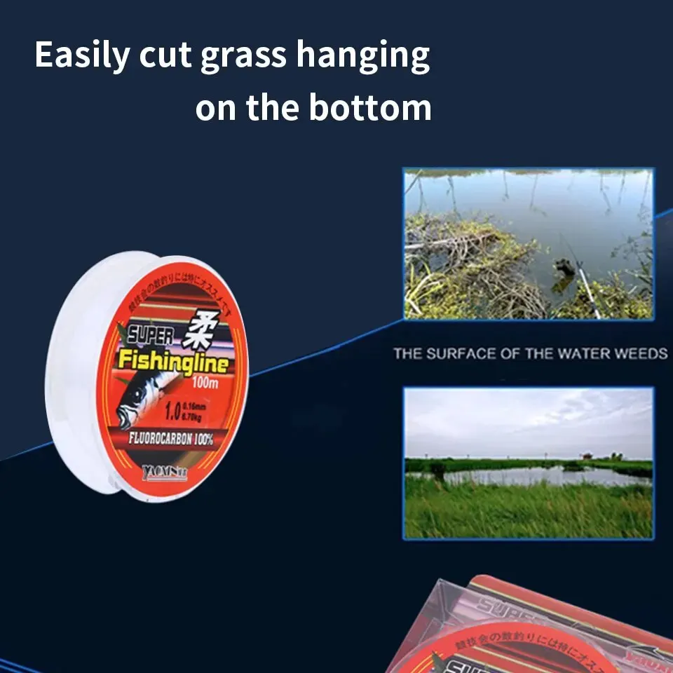 Línea de pesca de nailon súper fuerte, línea principal de monofilamento transparente, 500m, 0,18mm, 0,2mm, 0,23mm, aparejos de pesca de agua dulce - imagen 5