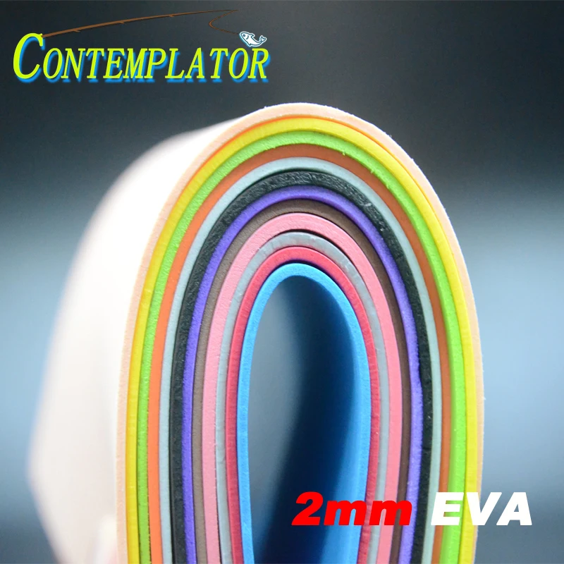 12 Uds. Amarre de moscas, materiales sintéticos de papel EVA de 2mm, cuerpos destacados para moscas, 24cm x 24cm, espuma flotante para hacer moscas de trucha terrestres