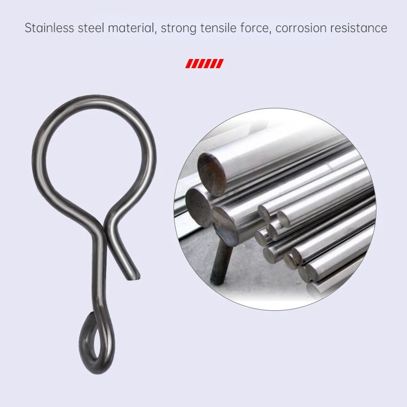 Mosodo-broche de pesca con mosca, cambio rápido para reemplazo de gancho, anillo conector, Pin de cebo, accesorios de pesca con mosca - imagen 3