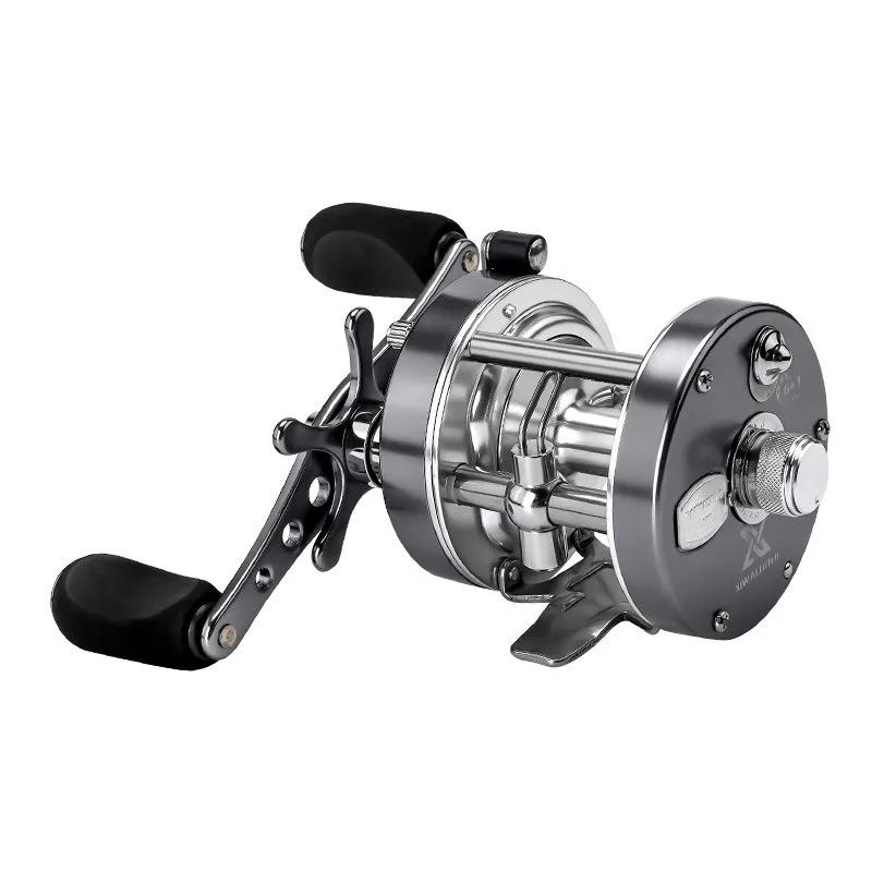 Carrete de pesca Mvallos BF-40 Baitcasting, 3 rodamientos de acero inoxidable, relación de velocidad 5,2: 1, fuerte fuerza de frenado, carrete de pesca redondo ligero de 8kg - imagen 3