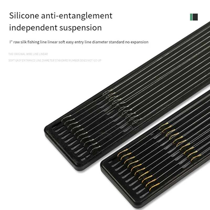 10 unid/set de anzuelos dobles para pesca con línea, aparejos de pesca de carpa de alta resistencia, Kit de accesorios, hilos giratorios con anzuelos - imagen 4