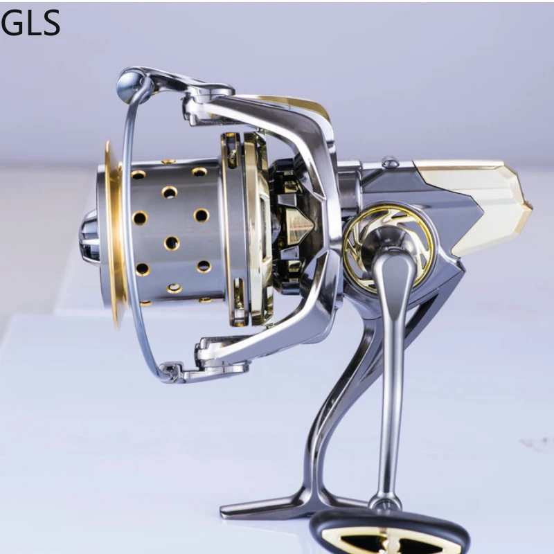 Carrete de pesca para agua salada, alta calidad, serie GX, 2023, 8000, 10000, rueda giratoria intercambiable izquierda/derecha, novedad de 12000 - imagen 5