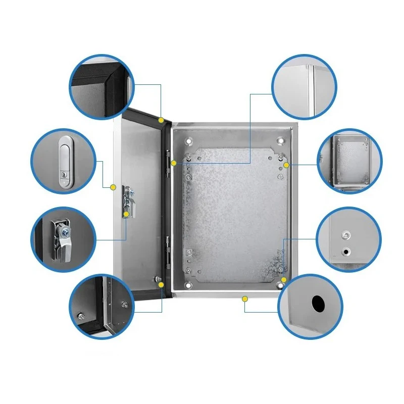 Gabinete metálico impermeable personalizado para montaje en pared - imagen 3