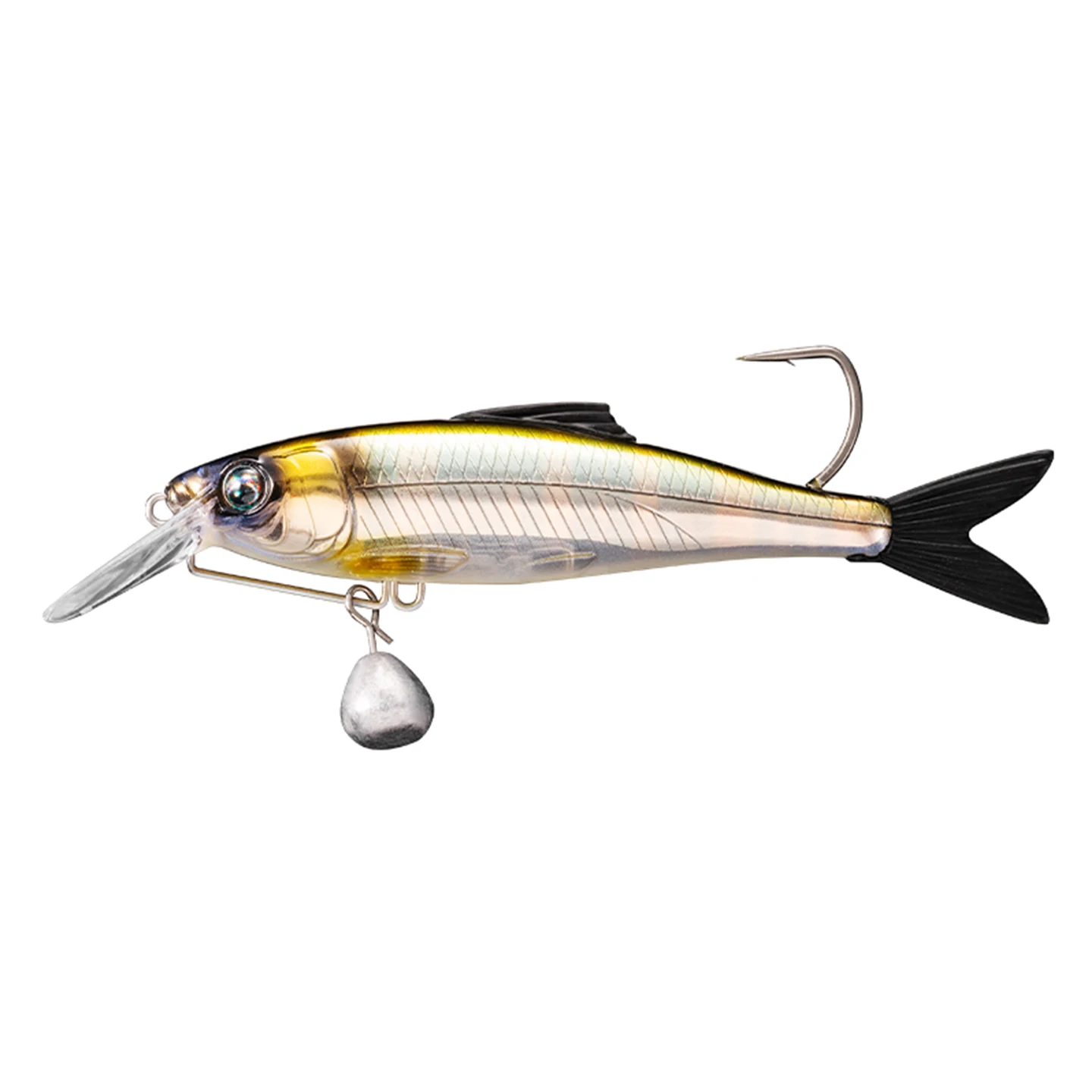 프로토타입 루어 구이메이 FEY90 미노 하드베이트 소프트 테일 조절 가능한 가중치 풀 스윔 레이어 퍼치 만다린 피쉬 크로커 - imagen 5