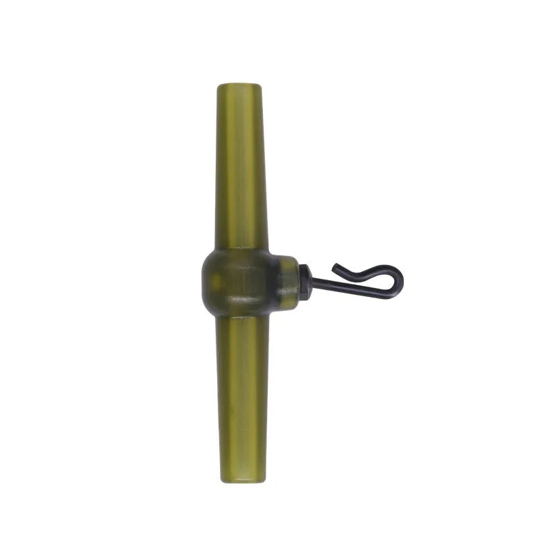 Accesorios de pesca de carpa, mangas antienredos, curvas laterales con gancho giratorio para carpa, aparejo de carpa de helicóptero para equipo de aparejos de pesca - imagen 4