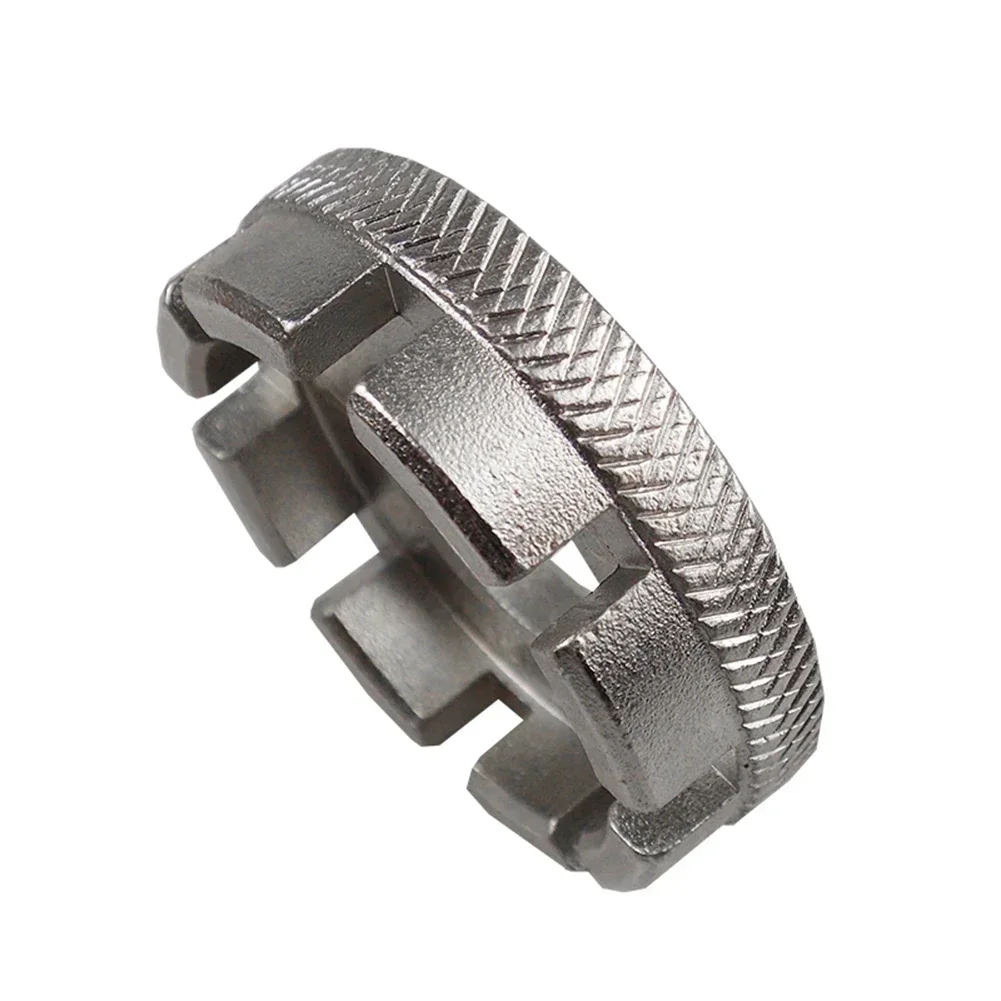Llave para radios de bicicleta, llave de ajuste de llanta de buje de bicicleta, herramienta, herramienta de reparación de cables de eje de desmontaje de bicicleta de carretera de montaña pequeña - imagen 4