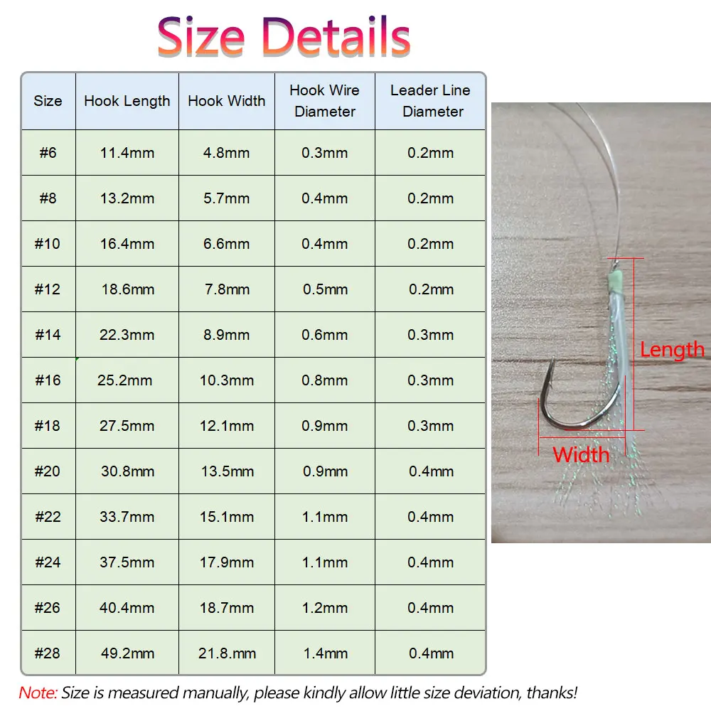 Bimoo-anzuelos de cuerda para pesca en agua salada, señuelo de pesca en alta mar, piel de pez simulada luminosa, Sabiki, 50 unidades - imagen 3