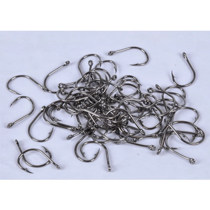 Anzuelos de pesca en acero al carbono – 10 tallas disponibles - imagen 5
