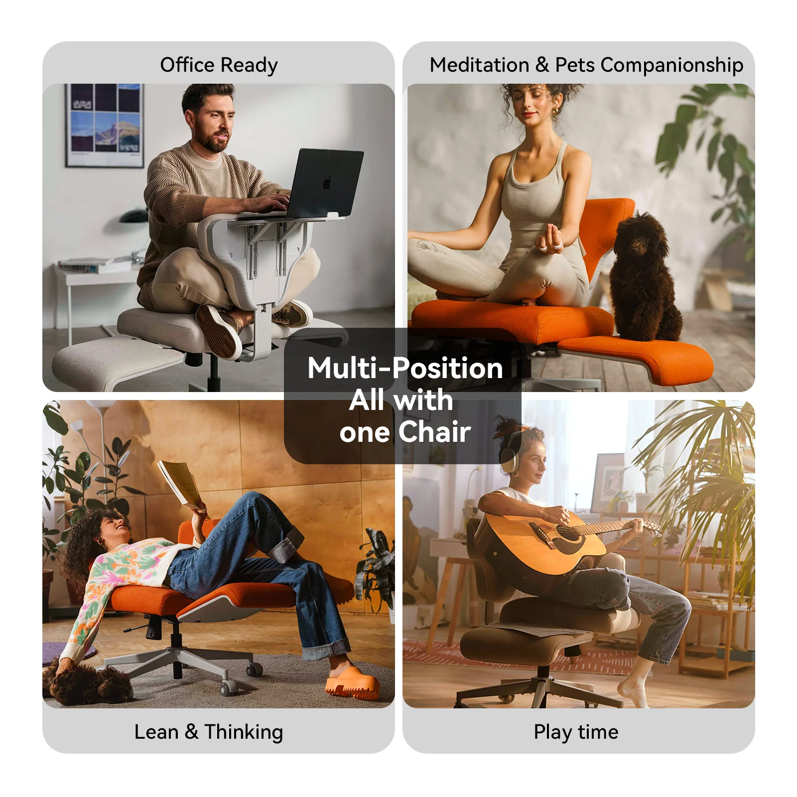 Newtral FF Silla con bandeja portátil – Reposabrazos impermeable