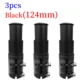 Black 124mm 3pcs