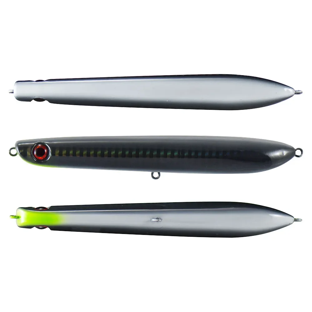 Countbass superficie Topwater señuelo de pesca Popper Stick cebo lubina Leurre Peche lápiz cebo duro Señuelos de agua salada 123mm 17g - imagen 5