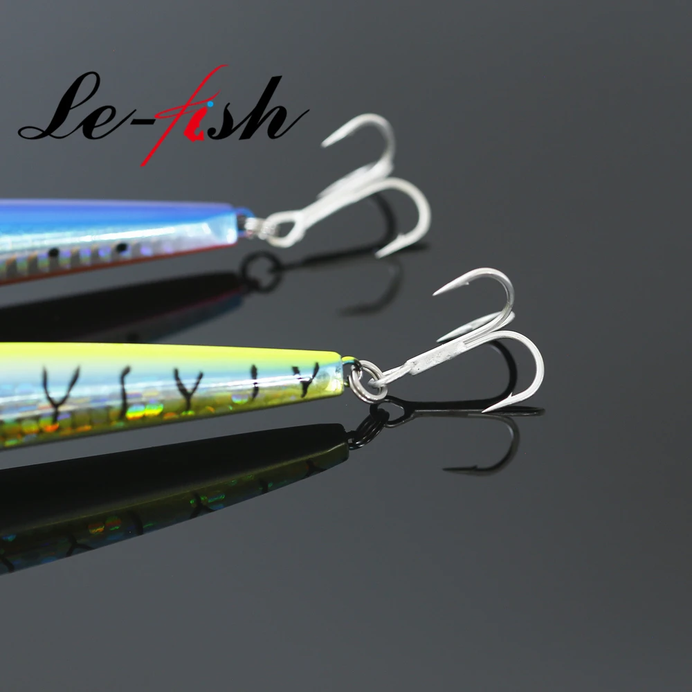 Le Fish-SEÑUELOS flotantes de pesca de lubina, cebos de pececillo con señuelo duro, aparejos Wobblers de buena acción Pi, 140mm, 18,5g - imagen 4