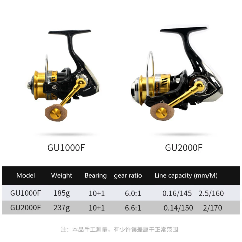 Carrete de Metal ultraligero para pesca, 10 + 1BB, para agua salada/agua dulce, 6,0: 1, Ratio de engranaje, cuerpo de grafito, rueda de pesca - imagen 3