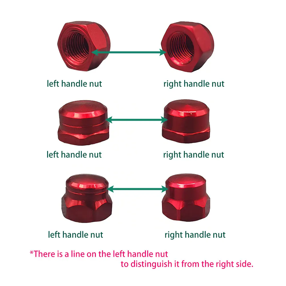 Carrete de pesca de fundición con cebo, tuerca M7/M8 para DAIWA/SHIMANO, carretes de fundición con mango izquierdo/derecho, pieza de repuesto para reparación de carretes de pesca - imagen 3