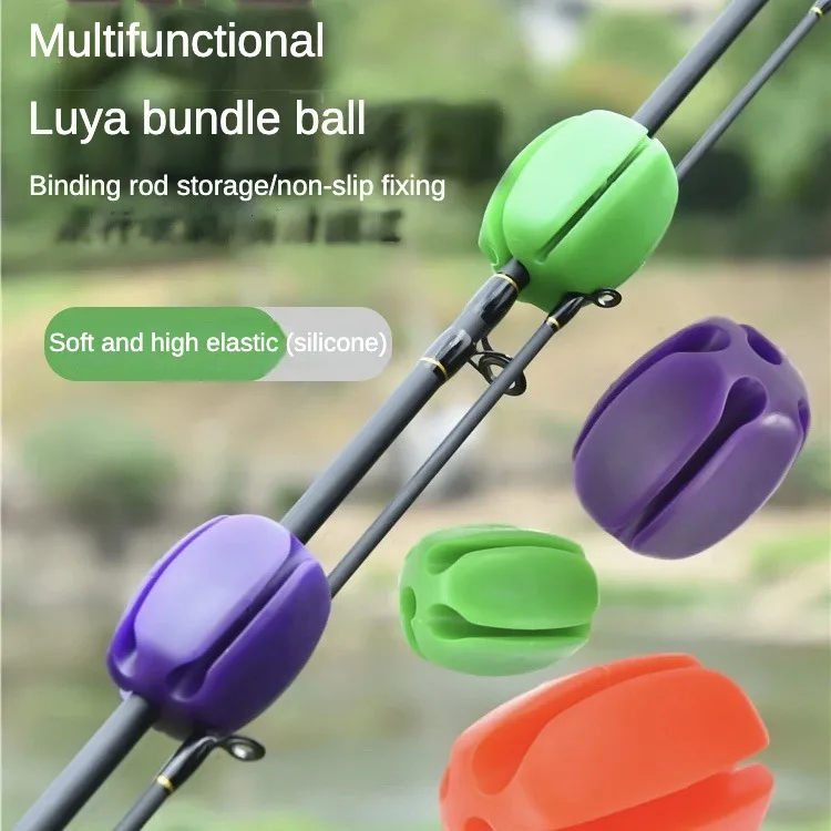 Dispositivo de caña de pescar, herramienta de almacenamiento de caña de pescar, Bola de señuelo, paquete de envoltura, artefacto de tracción, multifunción - imagen 2
