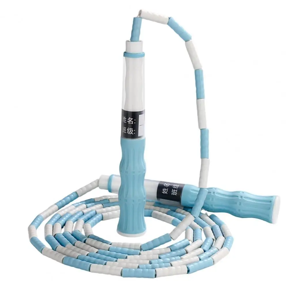 Cuerda para saltar de Fitness segmentada de 2,5 M, longitud ajustable, cuerda para saltar con cuentas suaves, No daña, profesional, perder peso - imagen 5