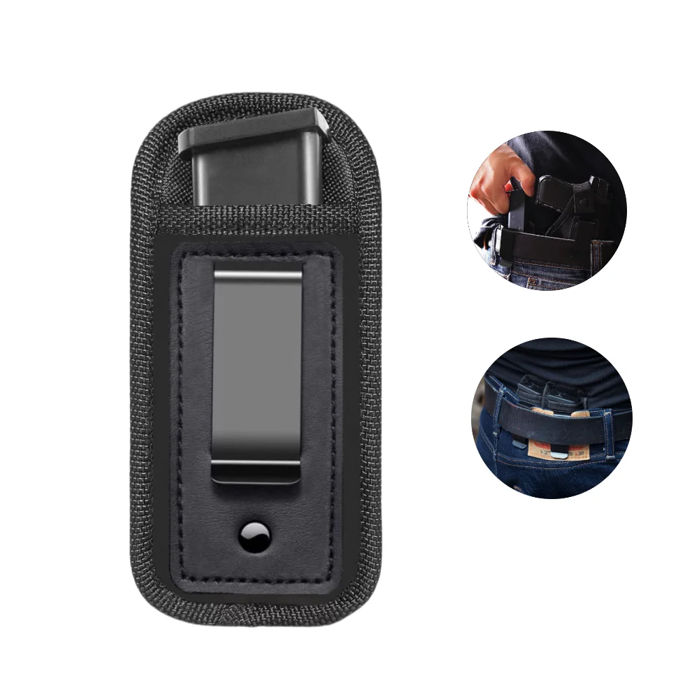 Funda magnética para pistola Glock 19 21 22 23 Ruger SR40, Clip de cinturón de 9mm .40mm, tamaño completo XD Beretta - imagen 2