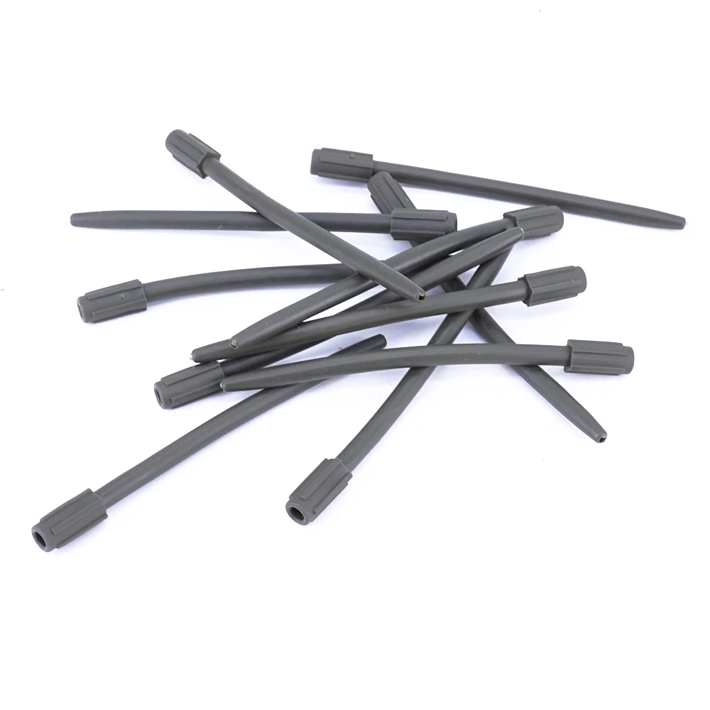 Tubos plomo inline Hirisi – Fundas anti-enredo goma carpfishing - imagen 2