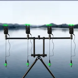 Alarma de Pique con Flash y Tensor para Pesca de Carpa