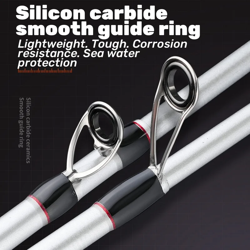 LIZARD-señuelo telescópico de protección para agua de mar, carbono y peso ligero, longitud de contracción, 43cm, peso solo, caña de pescar de 98g - imagen 4