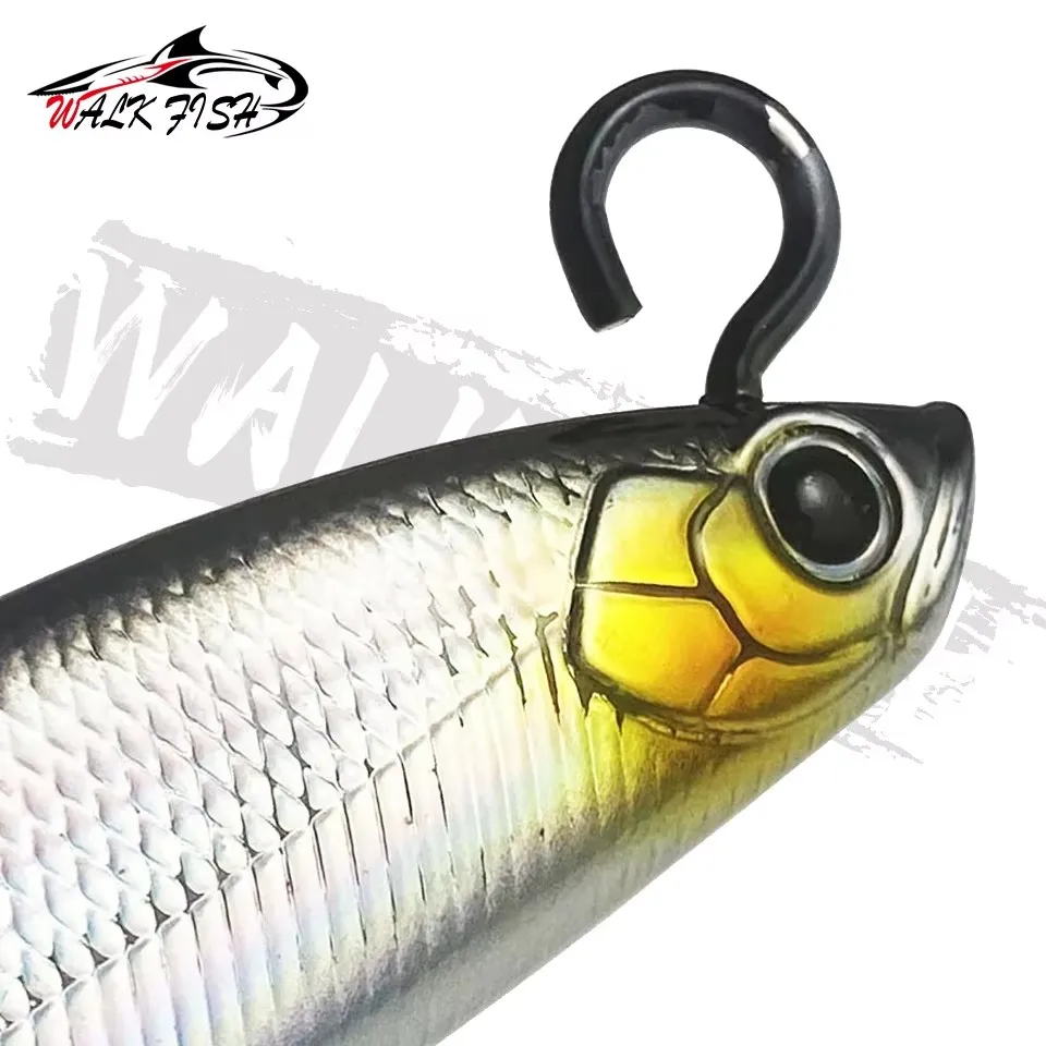 WALK FISH 1 Uds 70/85mm 10/14g lápiz que se hunde tembloroso guardabarros de tiro largo señuelo de pesca vibración de alta frecuencia Wobbler cebo duro - imagen 5