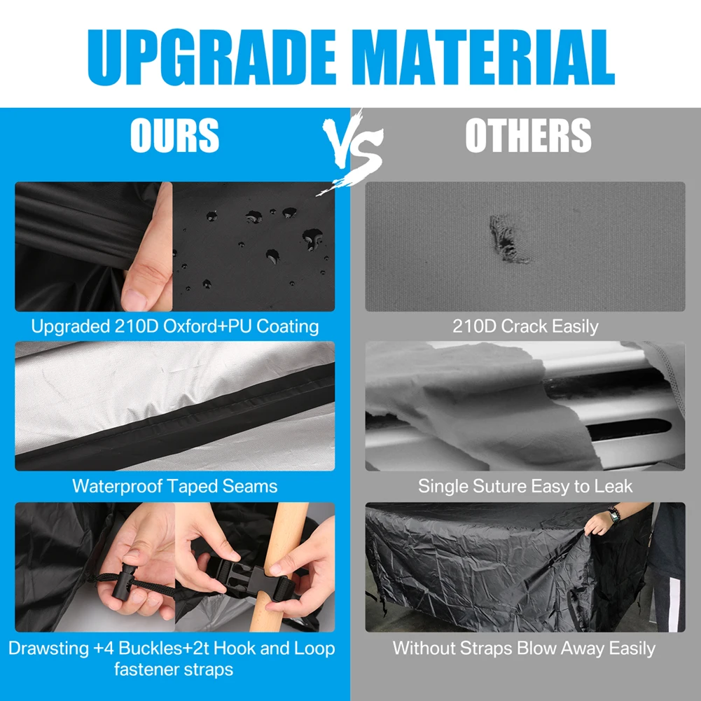 Cubierta para tumbona de jardín al aire libre, cubierta para tumbona, Patio, silla de salón al aire libre, cubierta protectora reclinable, cubierta impermeable para muebles - imagen 4