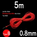 5m Red 0.8mm B