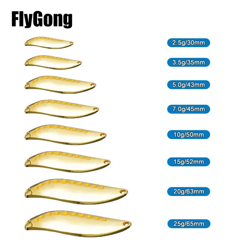 1 cuchara de Metal de piezas, 2,5g/3,5g/5g/7g/10g/15g/20g/25g, cuchara de Metal que se hunde, señuelos vibradores, cebos para Lucio, trucha, carpa - imagen 3